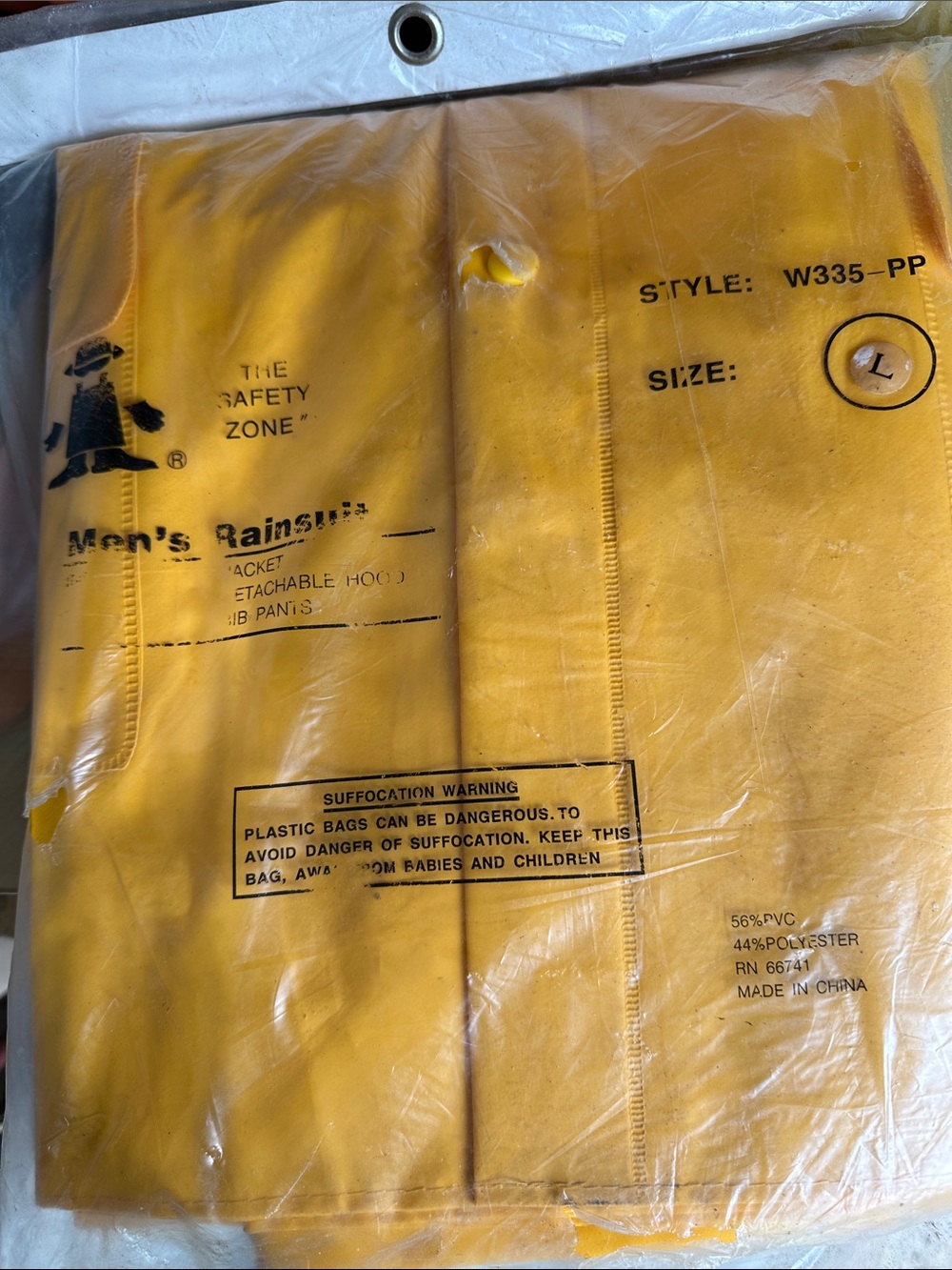 Men's Yellow Raincoat –